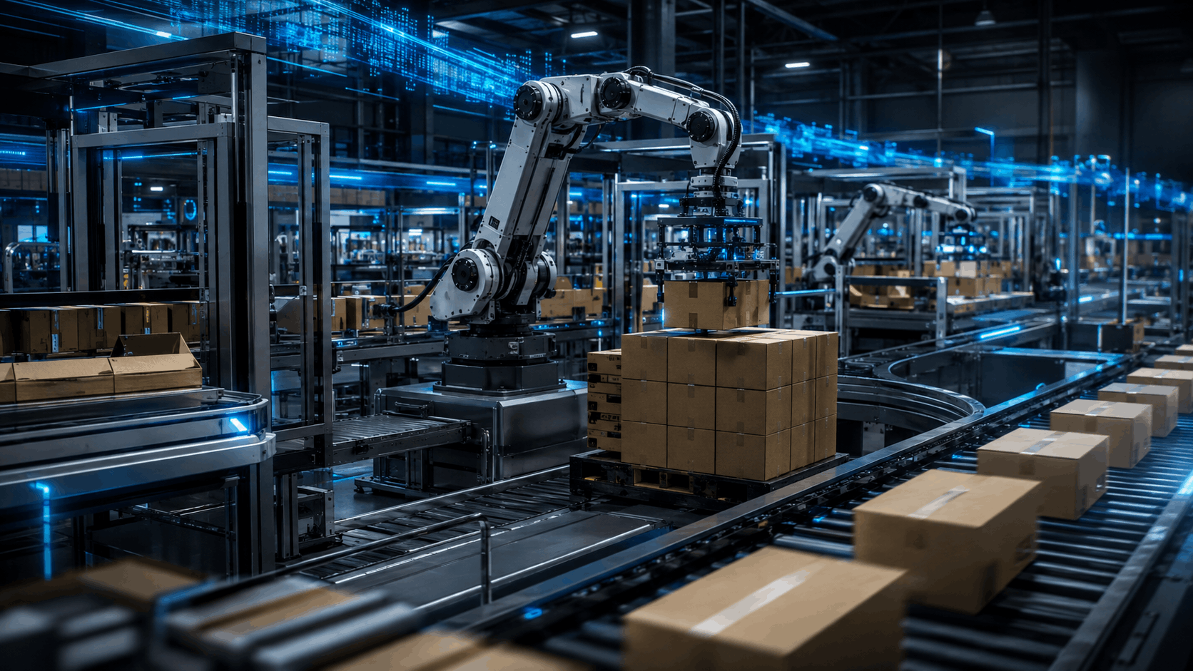 Automatisierte Lösungen für Verpackung, Zuführung und Palettierung. OCTON Packaging unterstützt dabei, wiederkehrende Prozesse zu standardisieren, Durchsatz zu erhöhen und manuelle Arbeitsschritte effizient zu automatisieren.